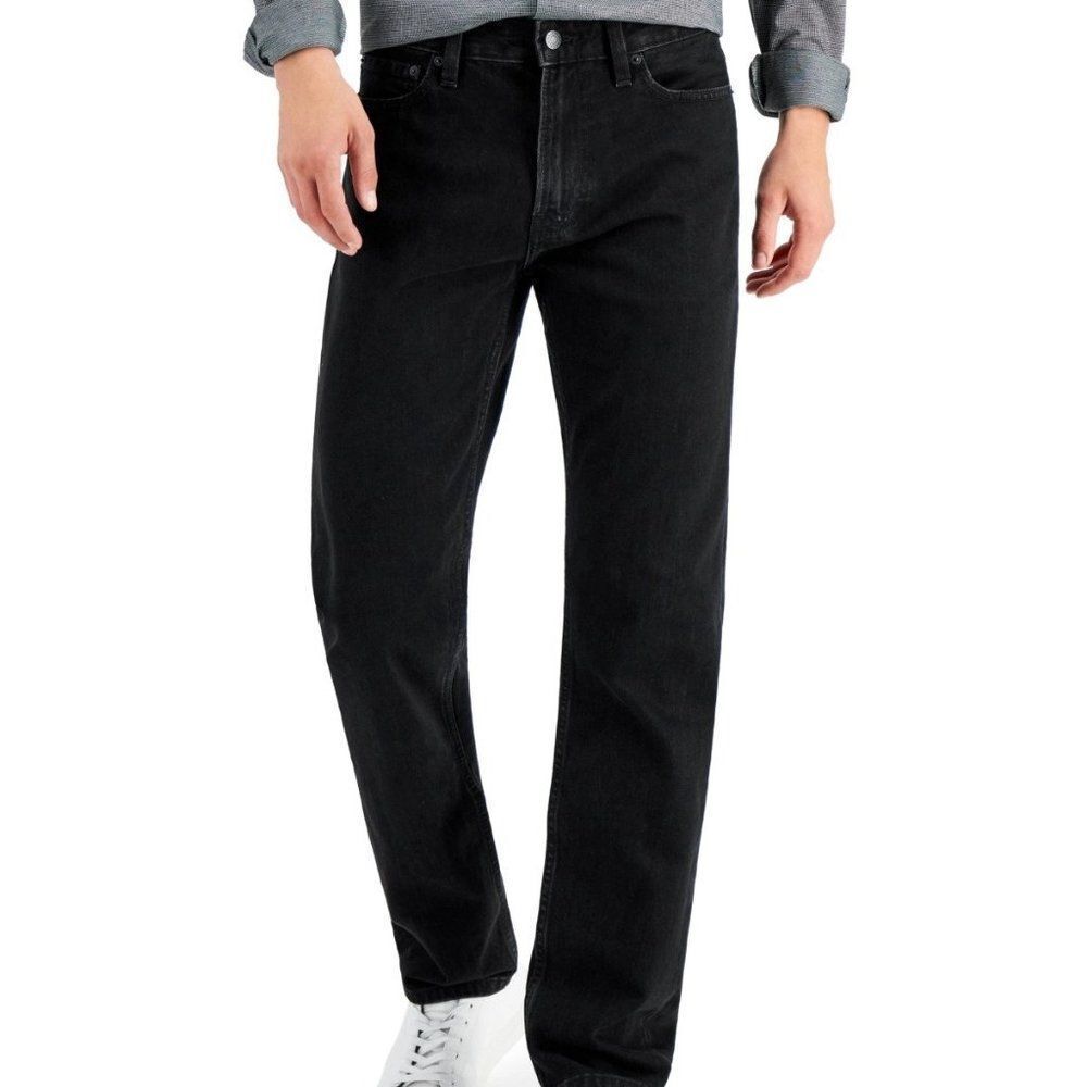 Calvin Klein Men's Slim-Straight-Fit Organic Jeans